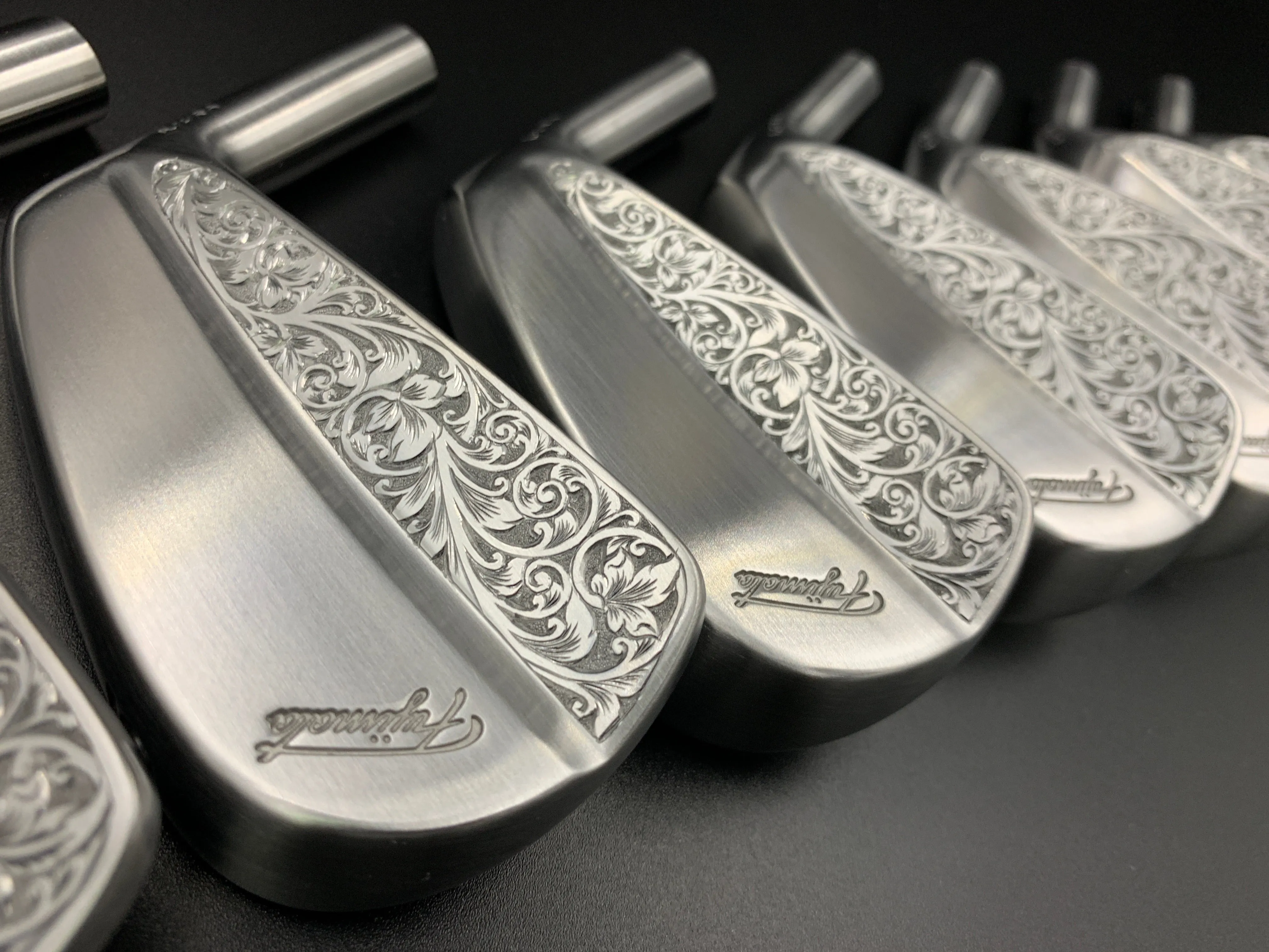 Handcrafted Hand Engraved Iura Irons