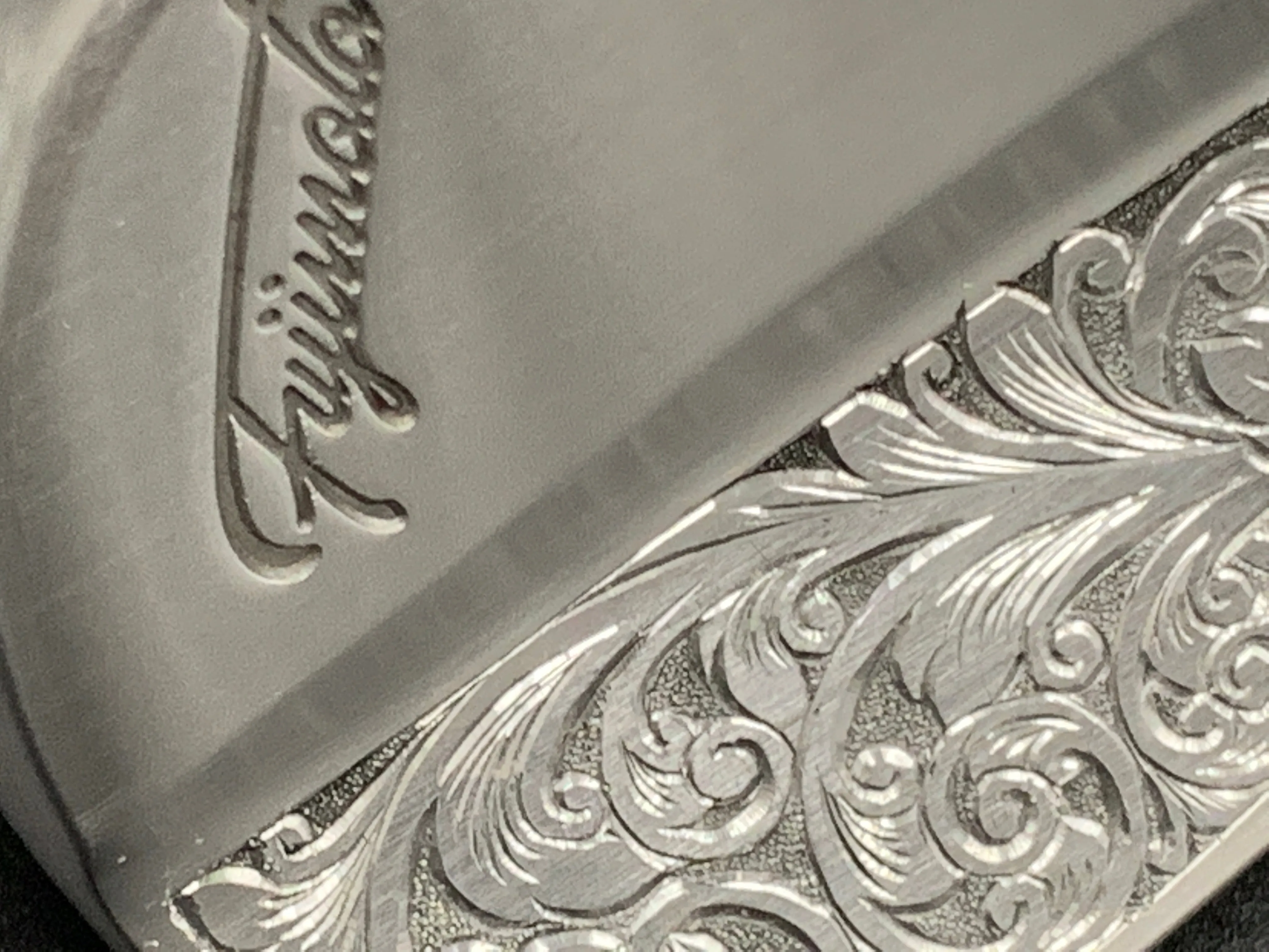 Handcrafted Hand Engraved Iura Irons