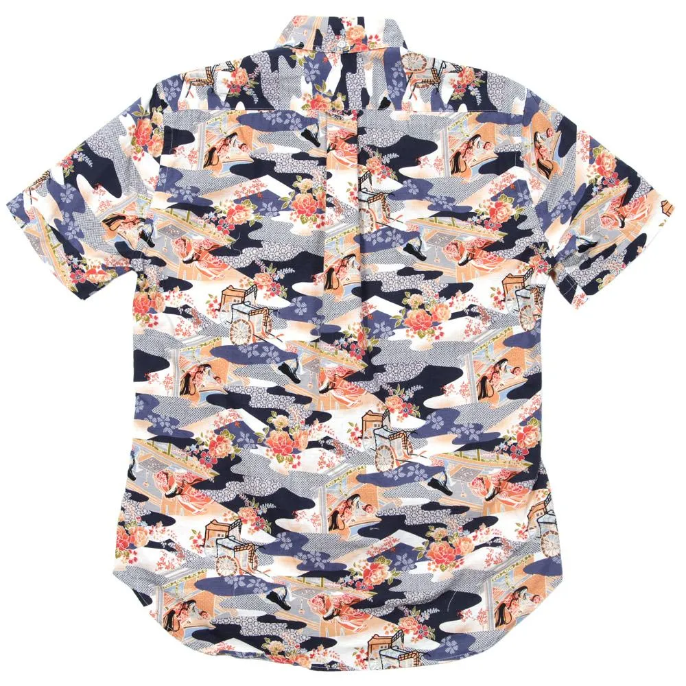 Camo ShirtNavy & Orange