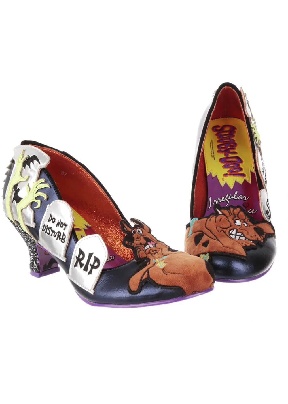 Green Irregular Choice Scooby Doo Pumps