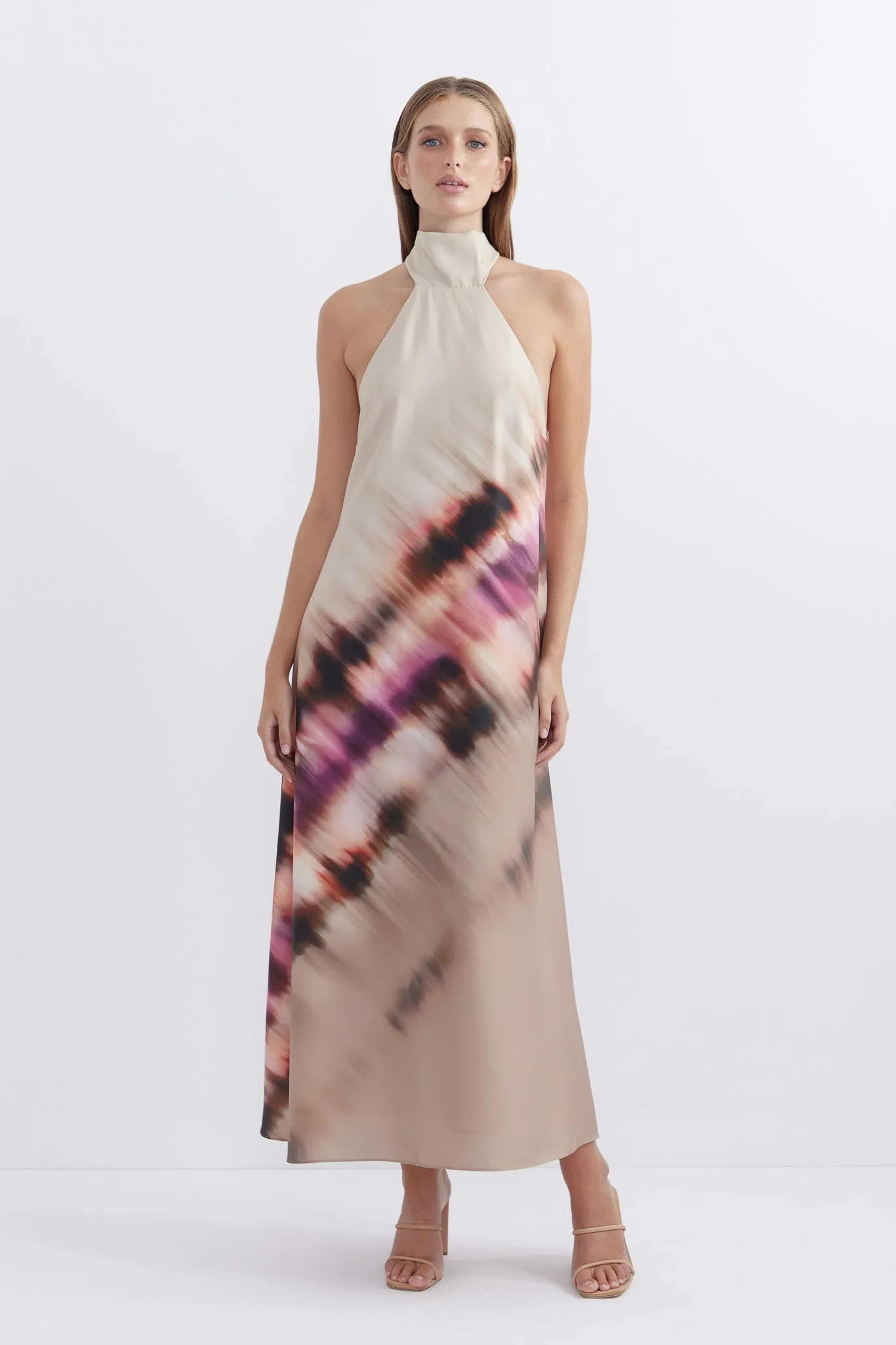 Horizon Halter Midi - Blur