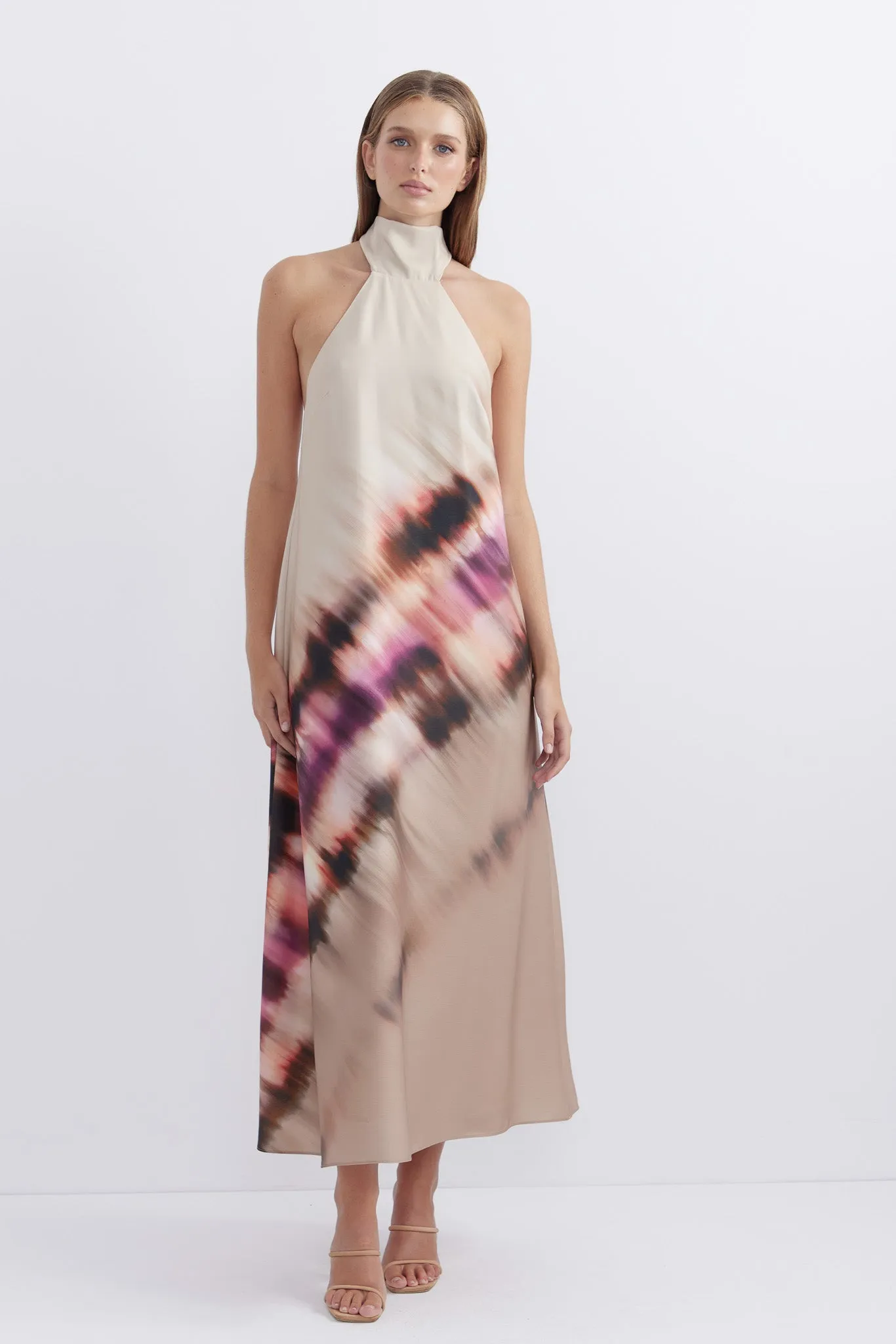 Horizon Halter Midi - Blur