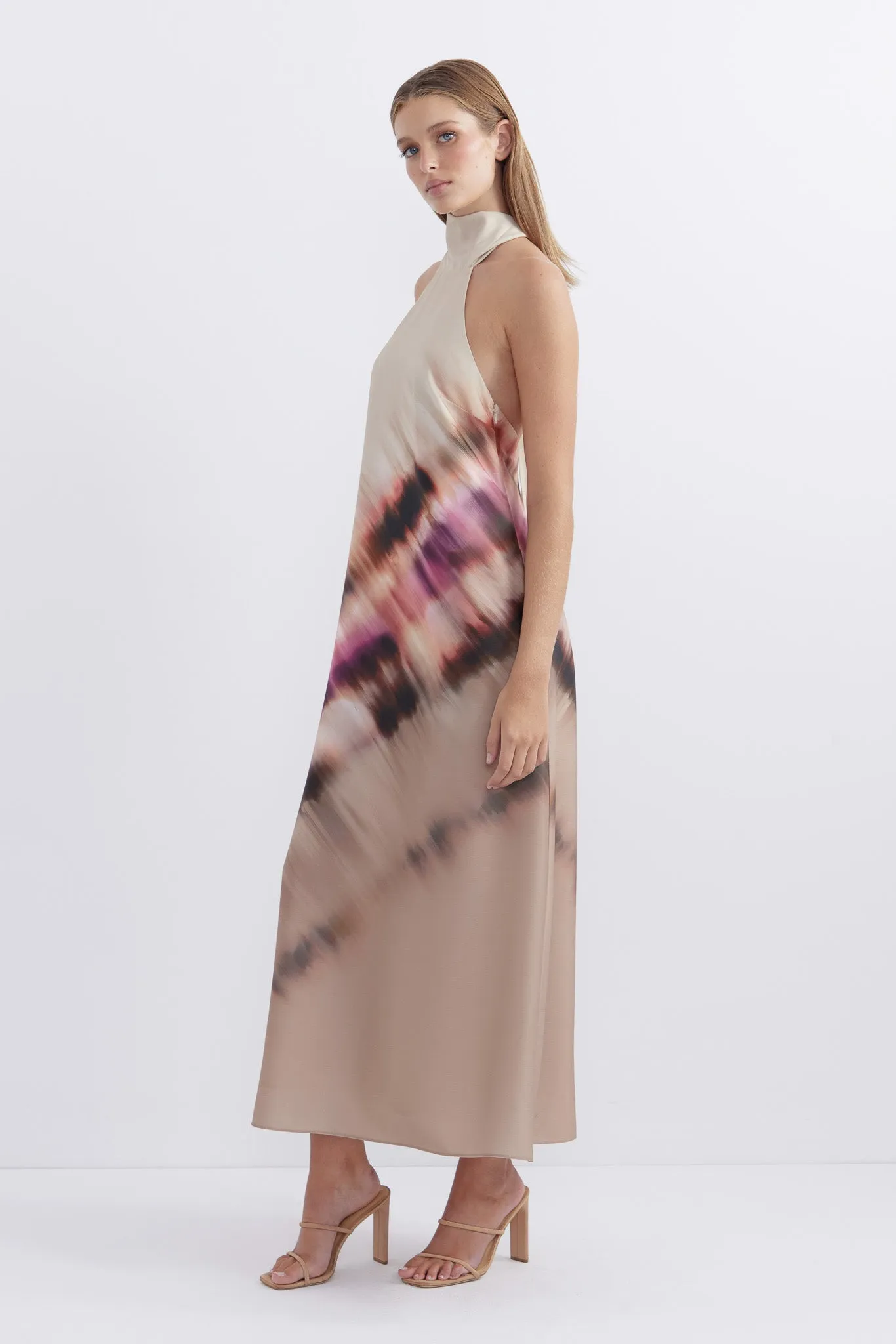 Horizon Halter Midi - Blur