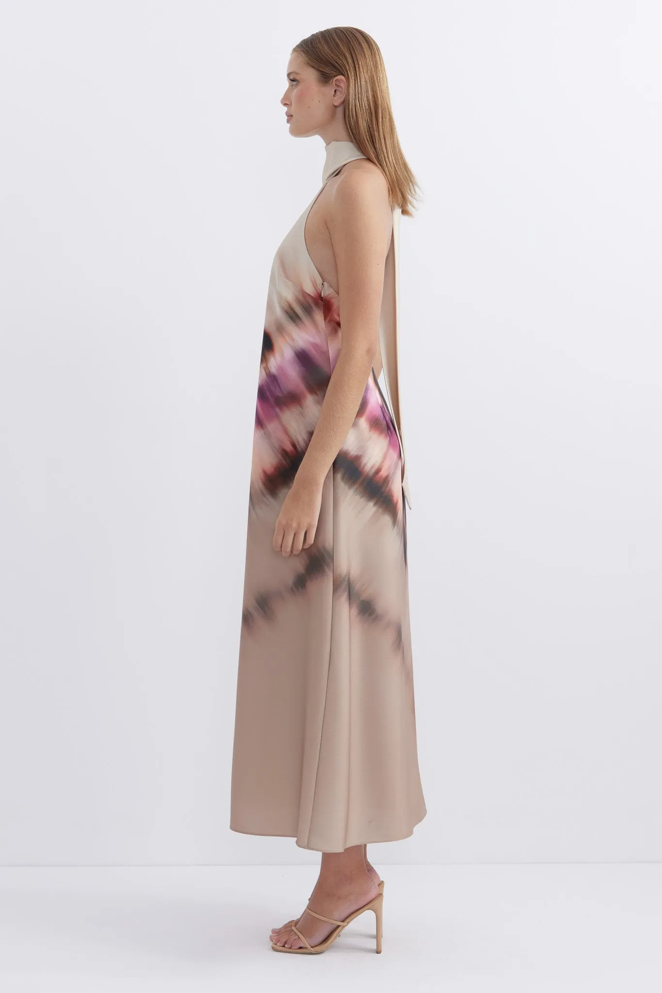 Horizon Halter Midi - Blur