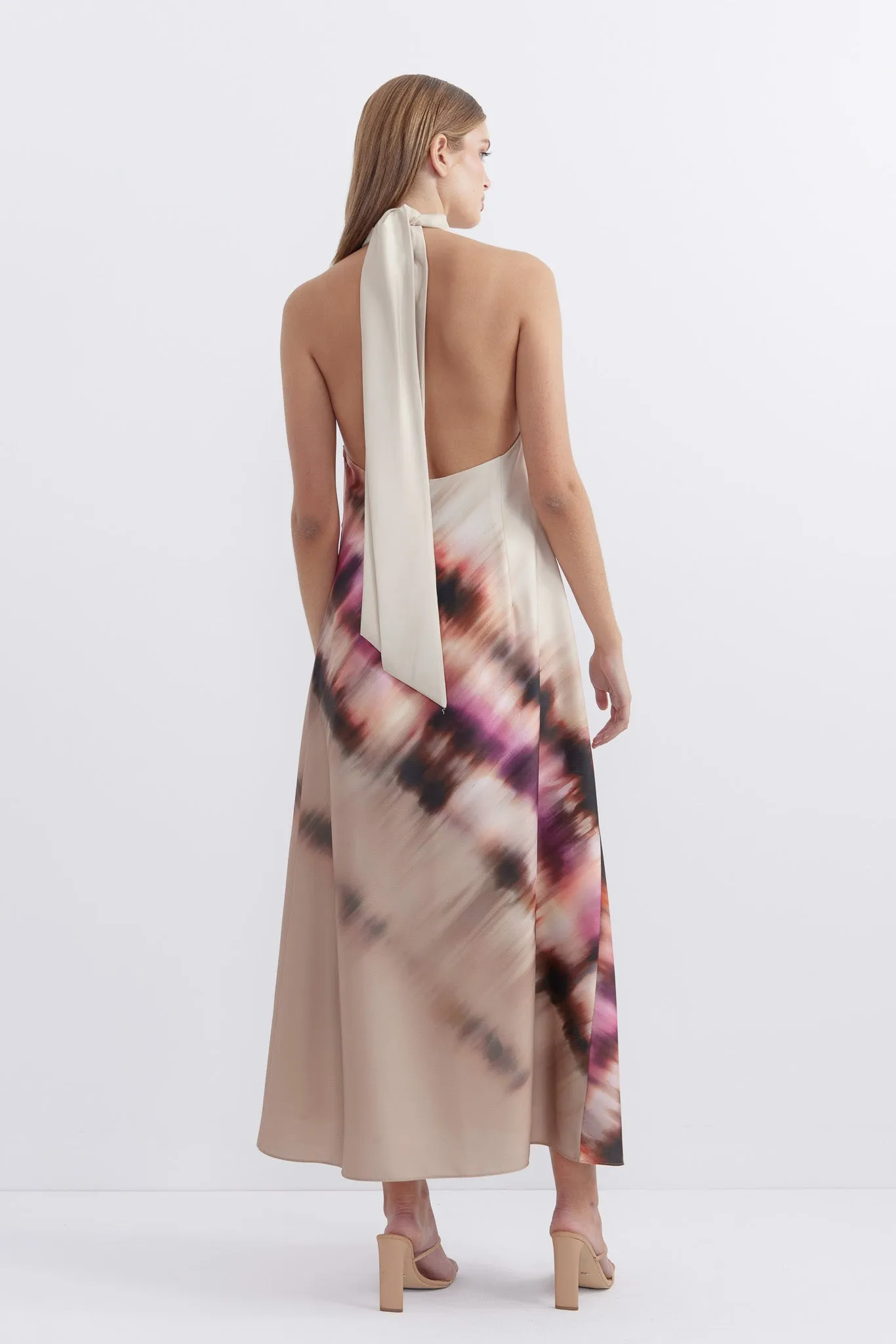 Horizon Halter Midi - Blur