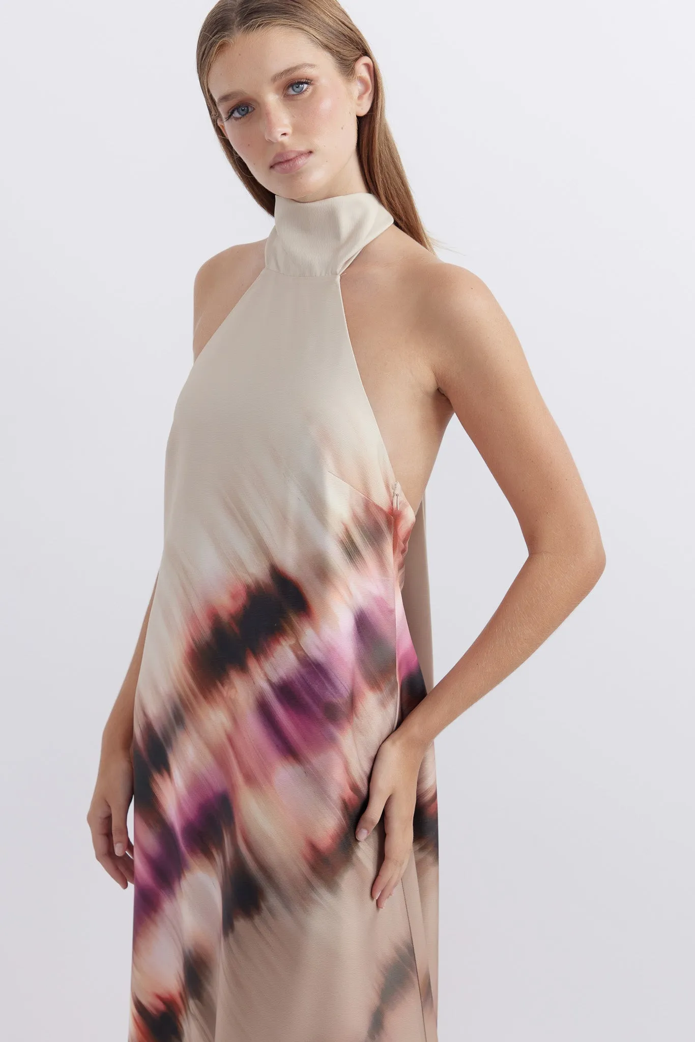 Horizon Halter Midi - Blur