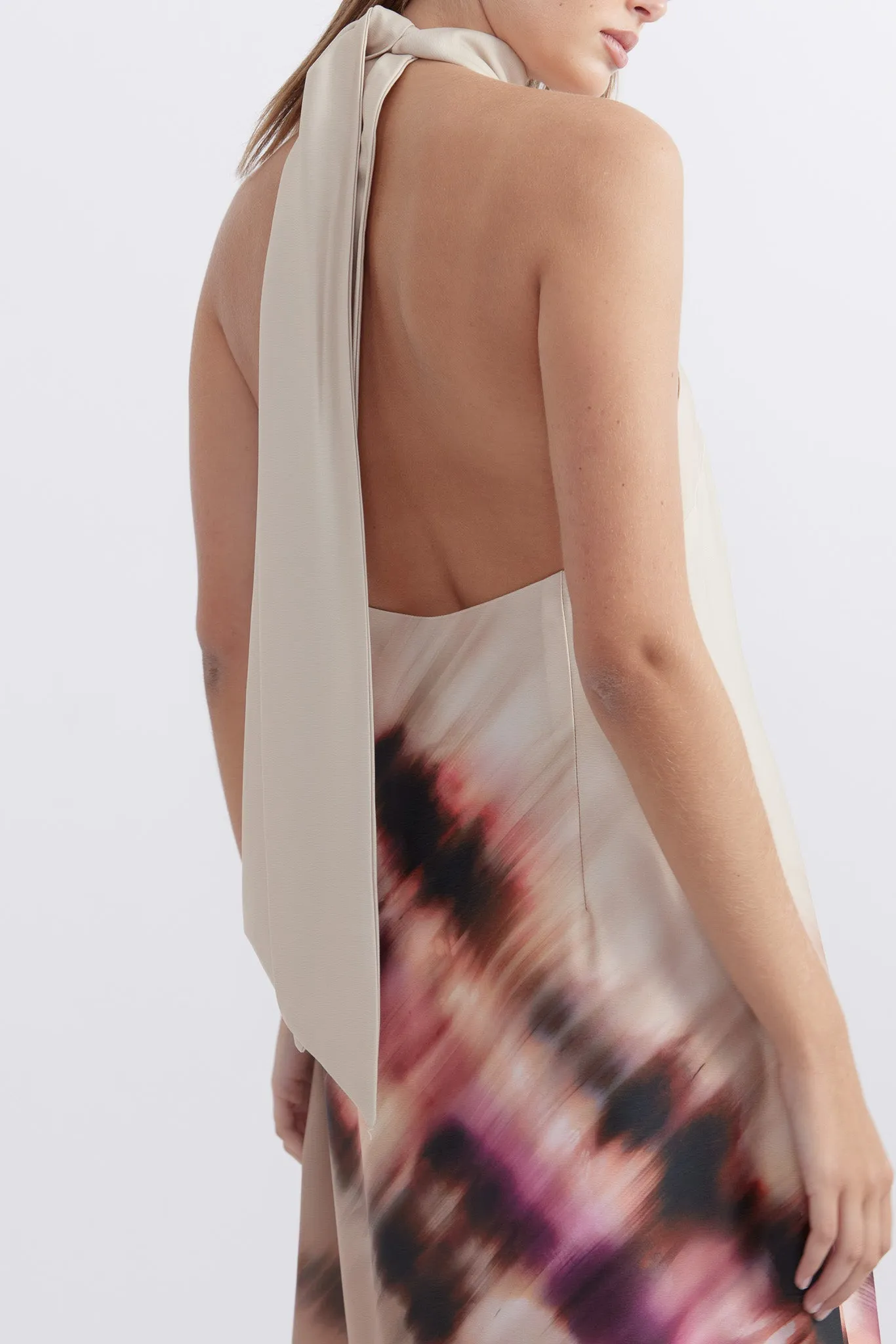 Horizon Halter Midi - Blur