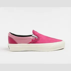 High-Quality Slip-On 98 Satin Shoes (CHERRIES) Black Unisex by Vans