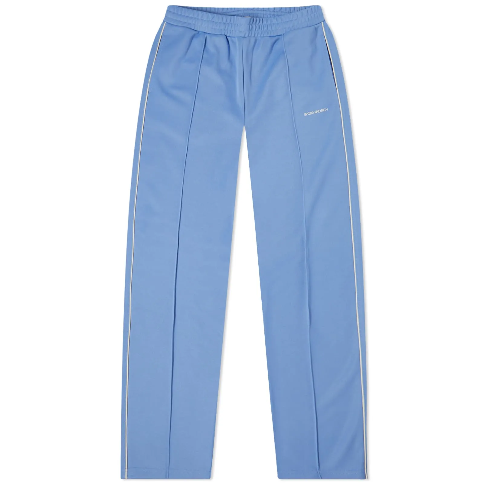 Hydrangea White Sporty Rich Track Pant