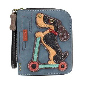 Indigo Wiener Dog Wallet