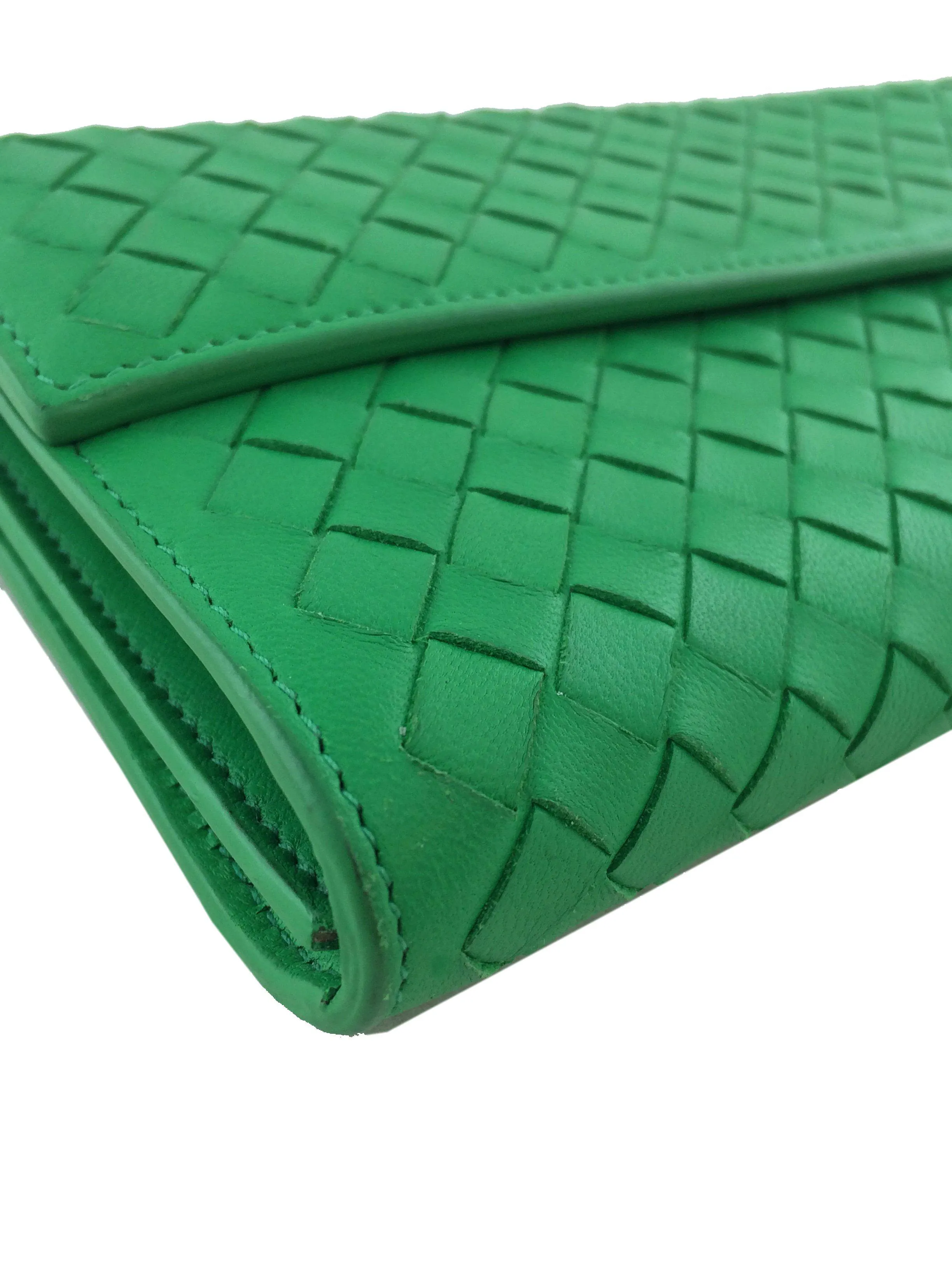 Luxury-Brand Intrecciato Nappa Continental Wallet