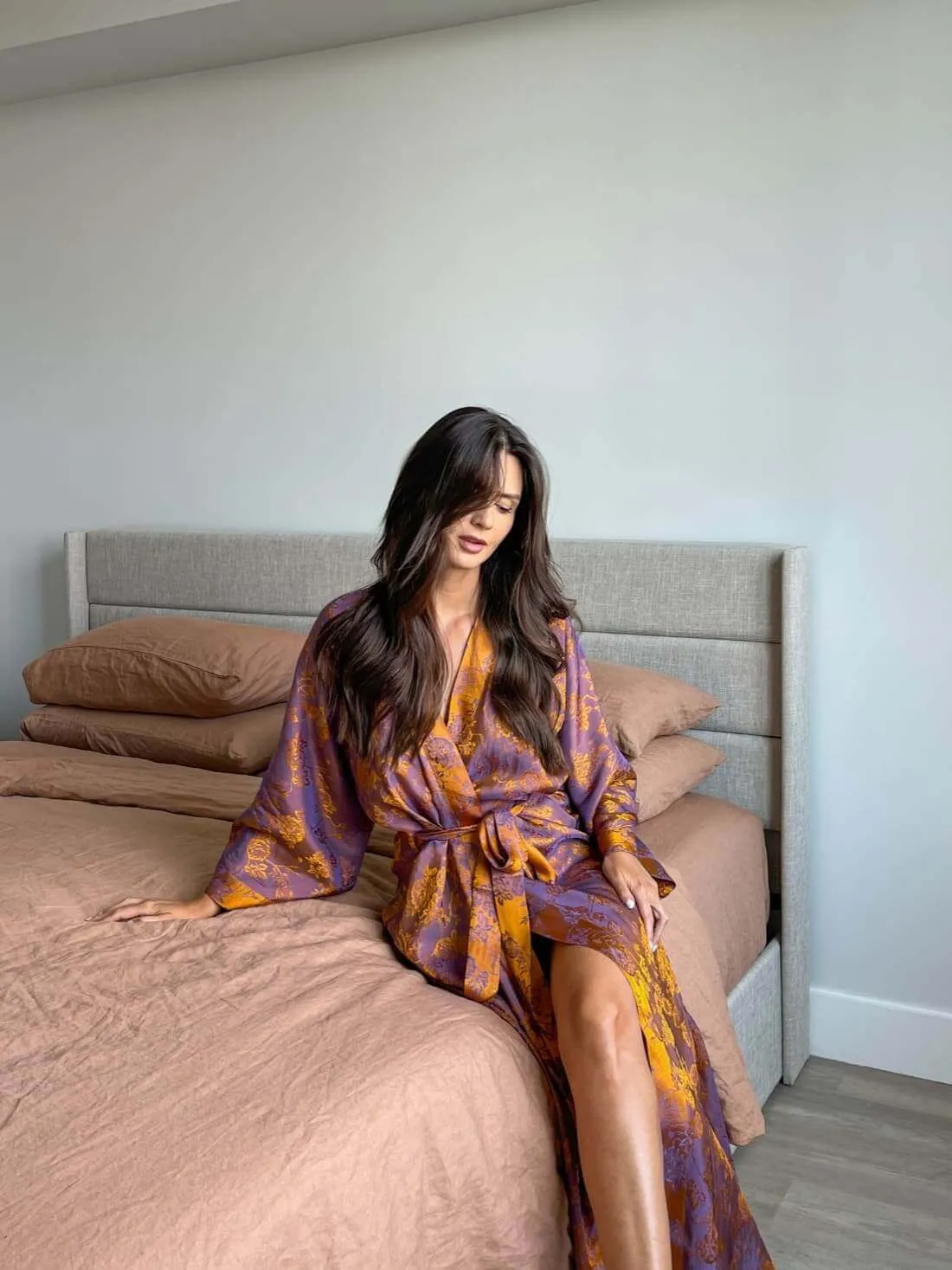 Jacquard Kimono Robe