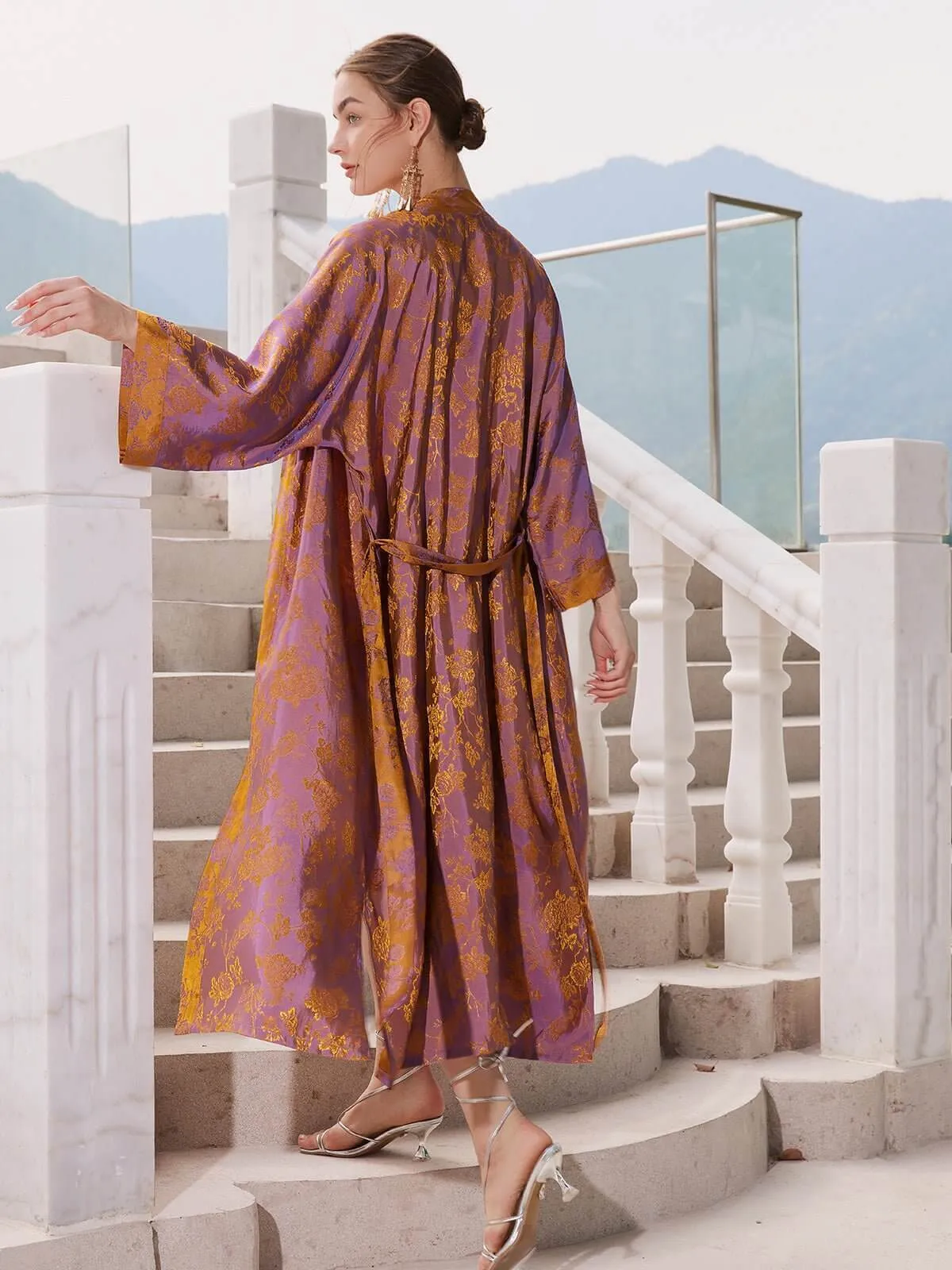 Jacquard Kimono Robe