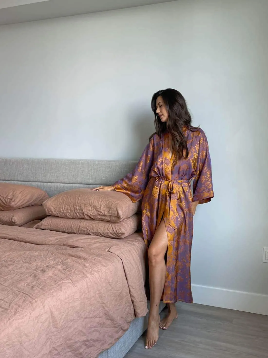 Jacquard Kimono Robe