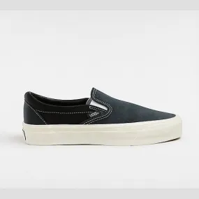 Vans Premium Slip-On 98 Satin Shoes for Men and Women in Jet Set Black Color