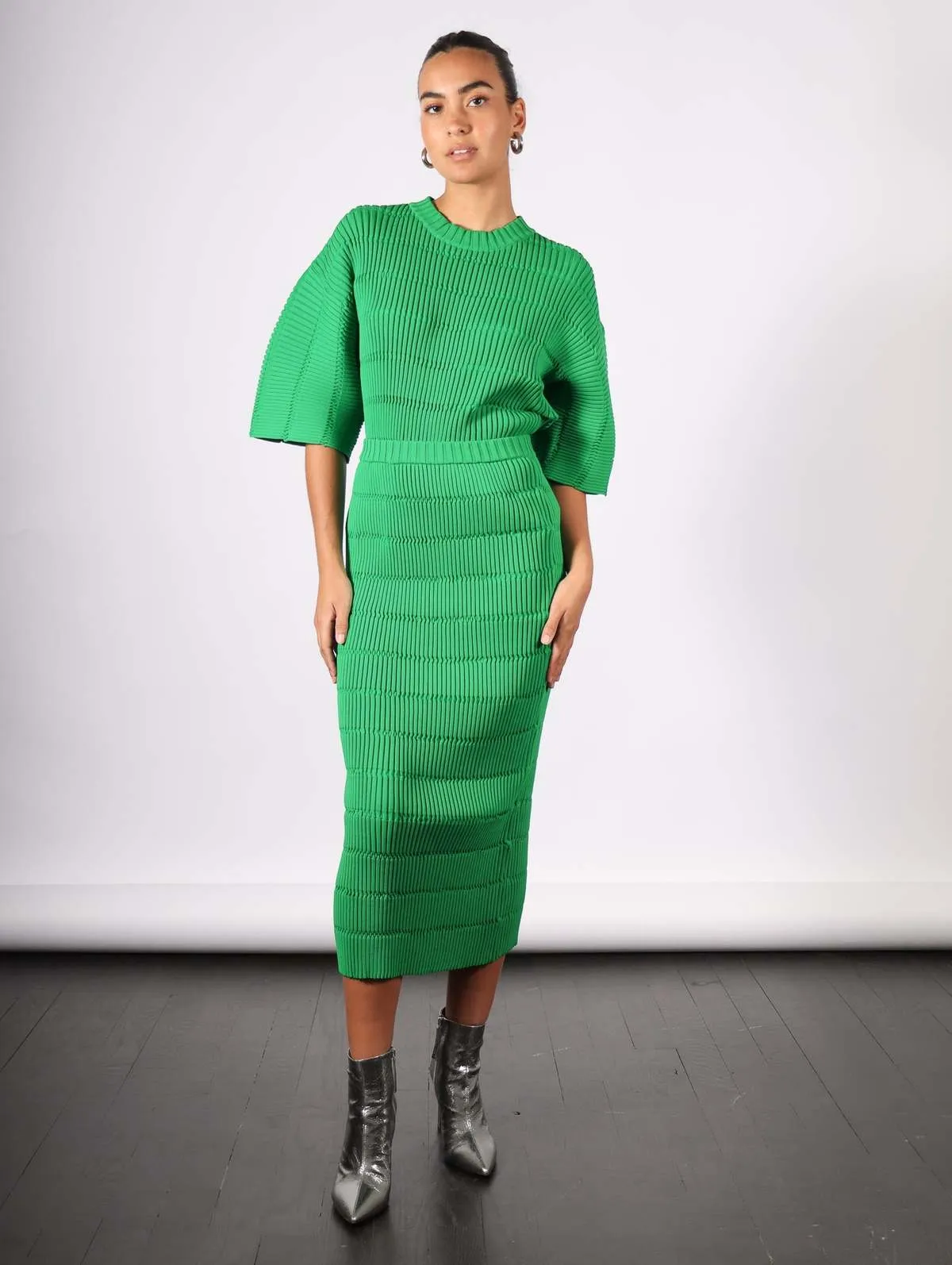 Jiggly Knit Shirt - Green