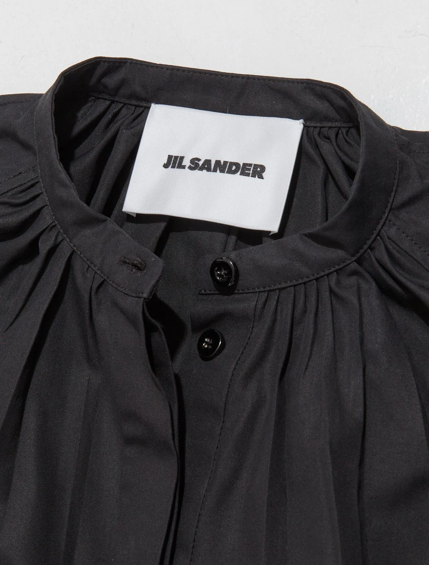 Jil Sander | Plain Cotton Puff Sleeves Shirts & Blouses