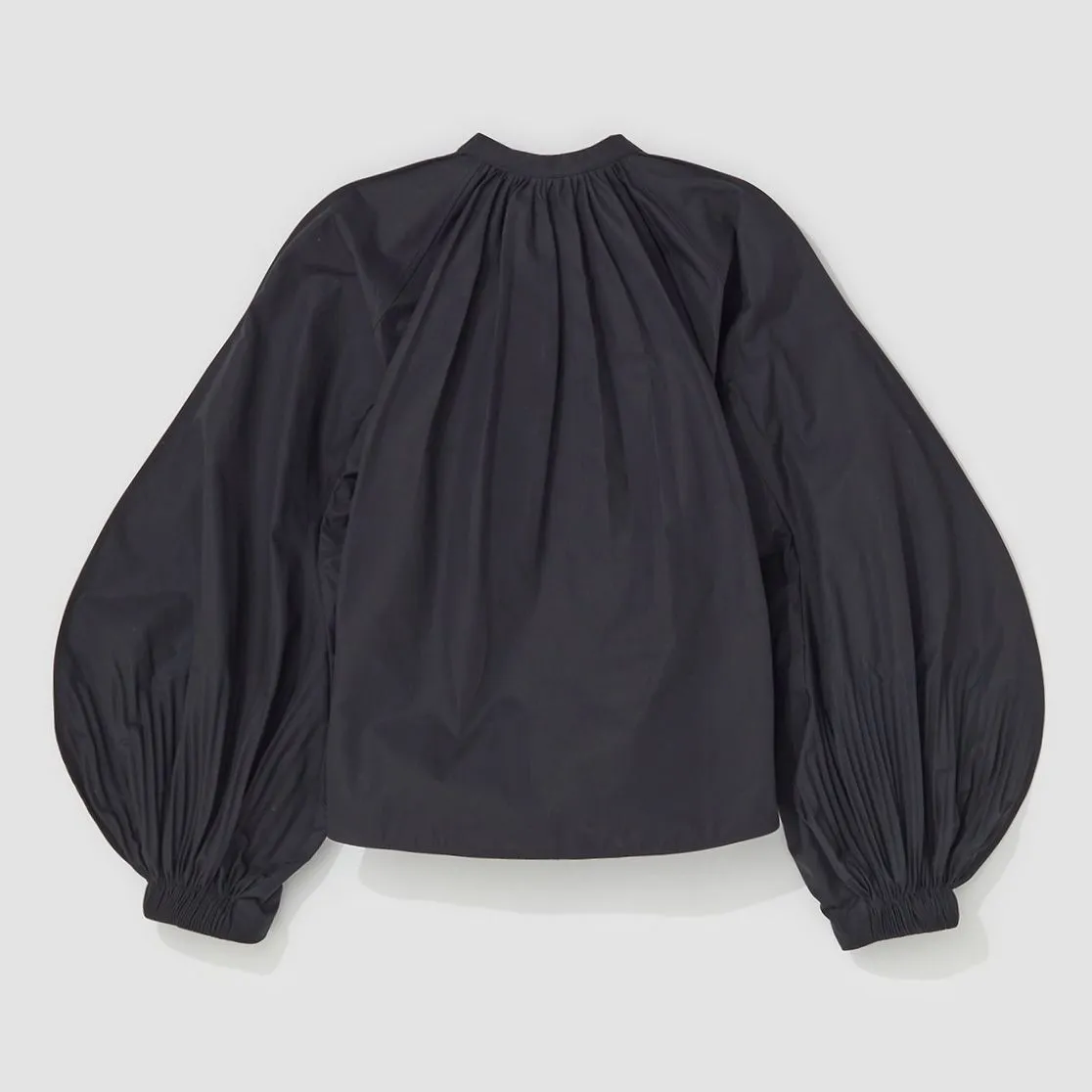 Jil Sander | Plain Cotton Puff Sleeves Shirts & Blouses