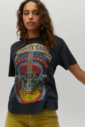 Johnny Cash tee featuring Fillmore Show