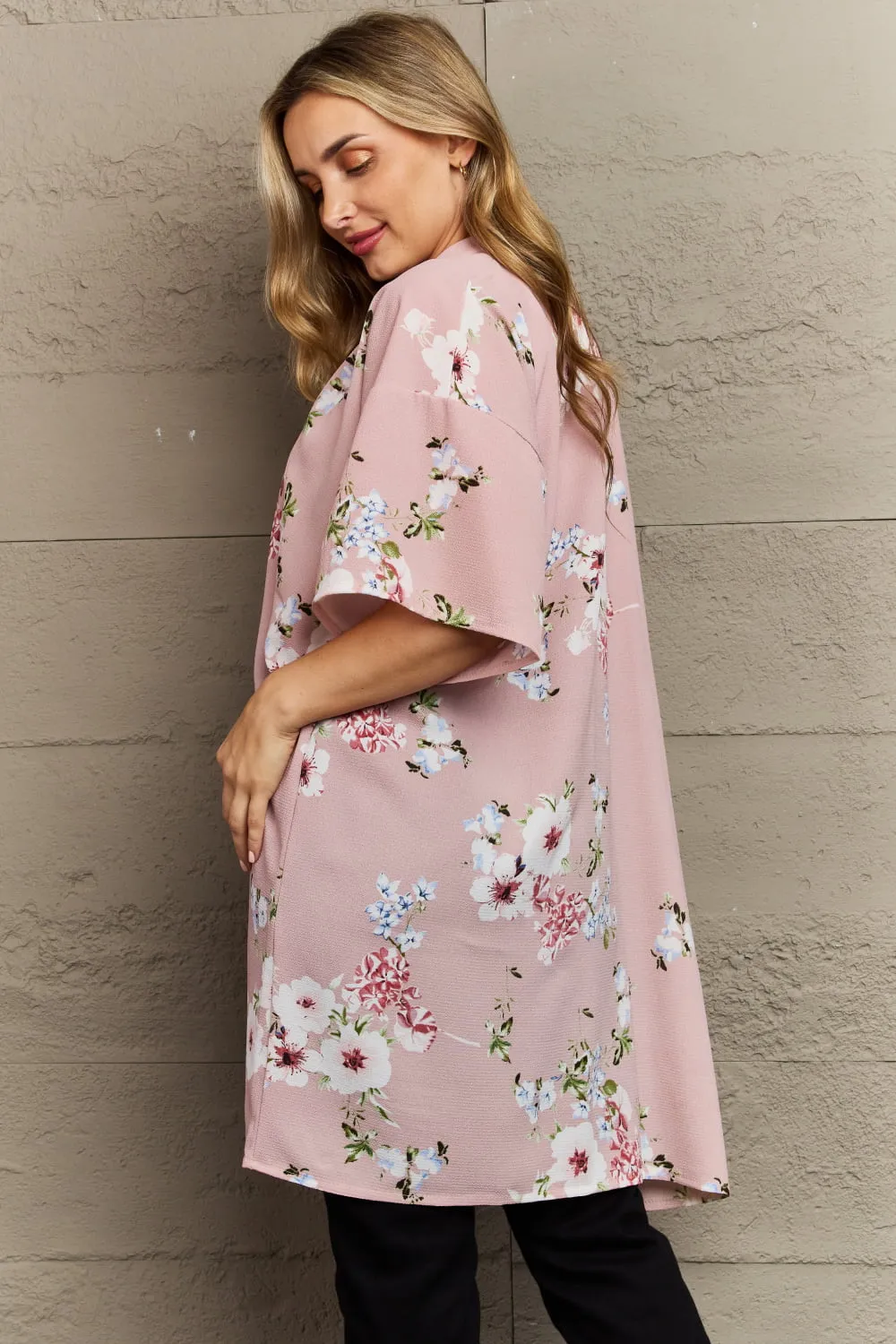 Rose Floral Kimono Justin Taylor