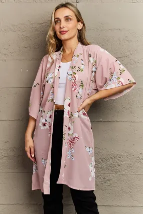 Rose Floral Kimono Justin Taylor