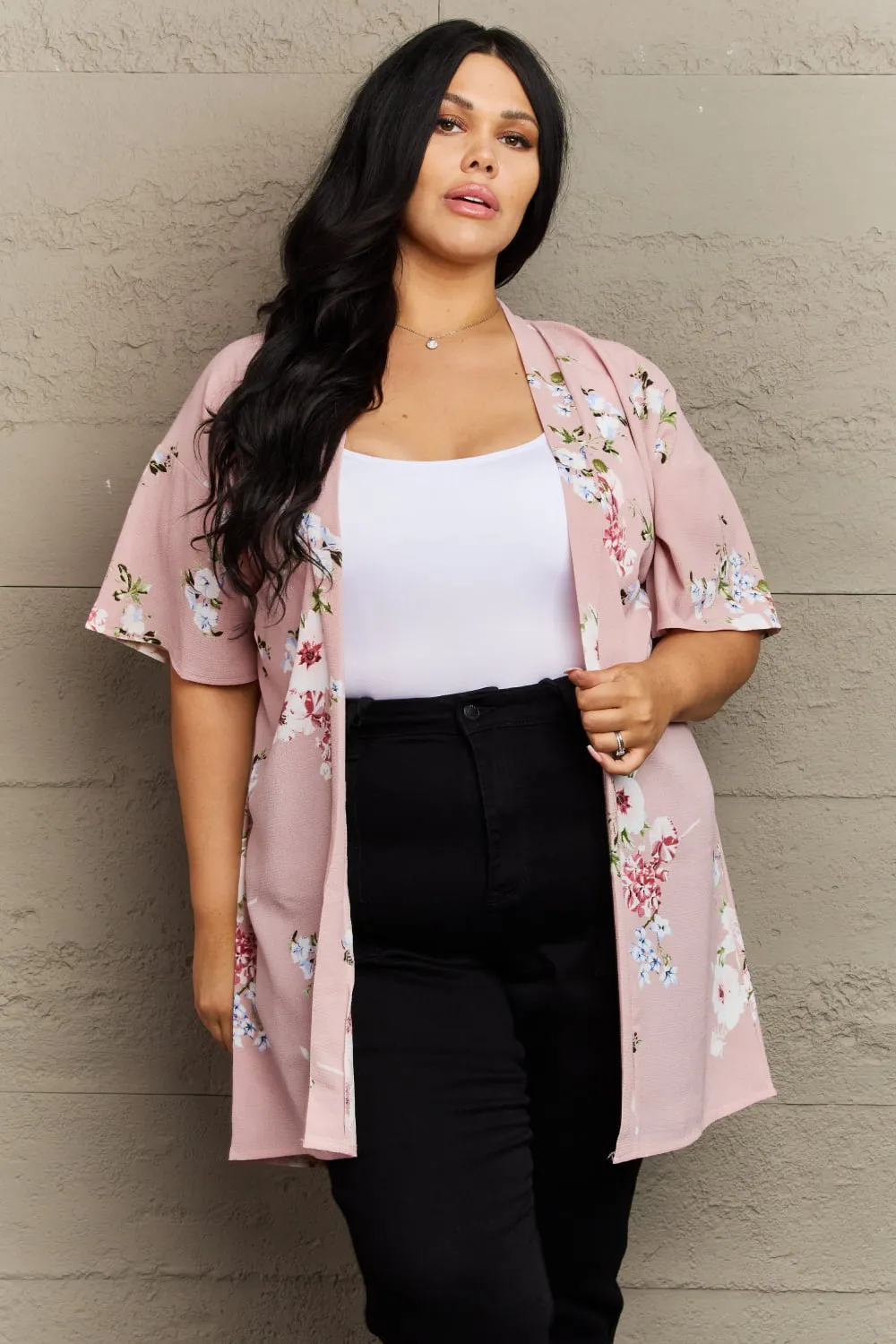 Rose Floral Kimono Justin Taylor