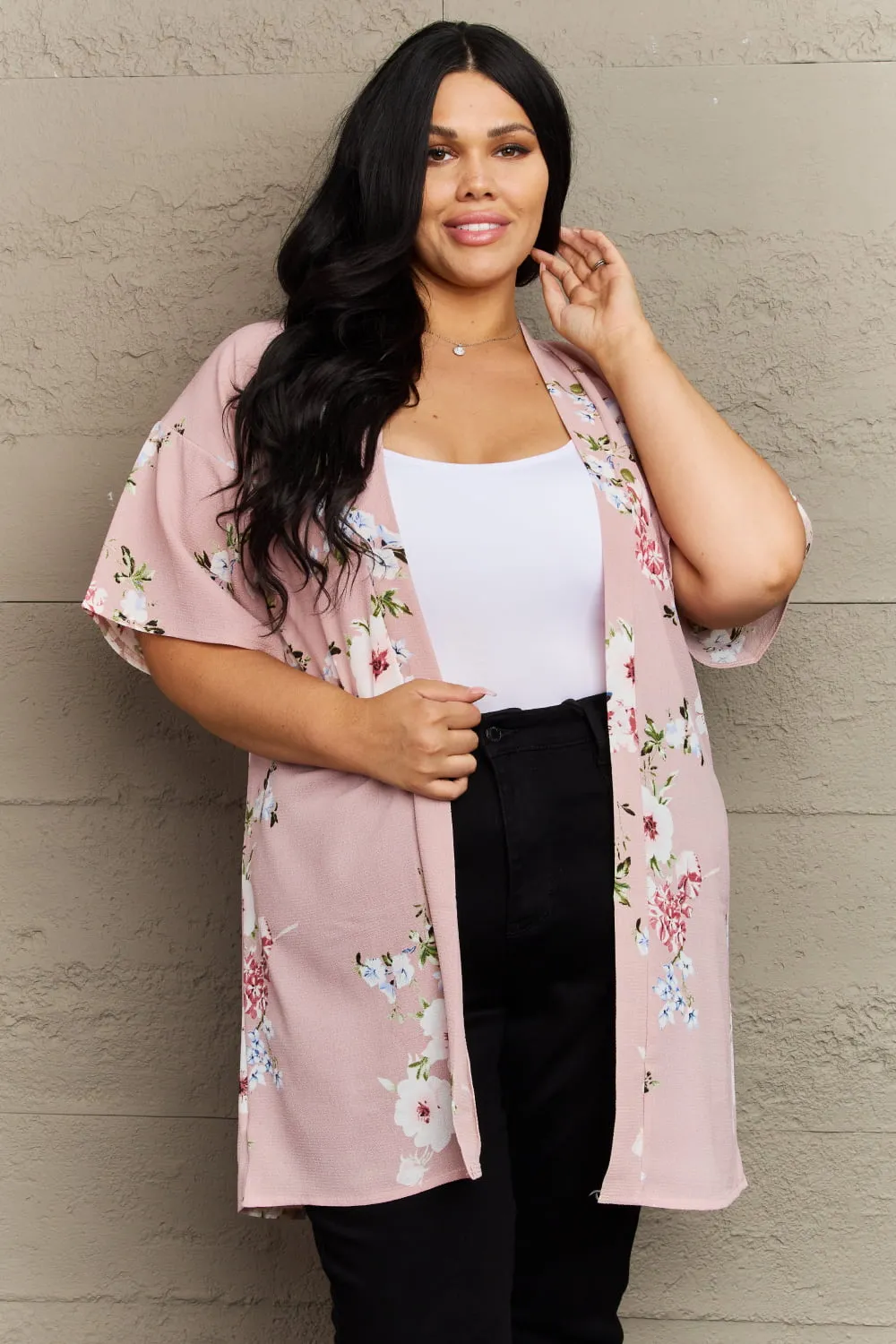 Rose Floral Kimono Justin Taylor