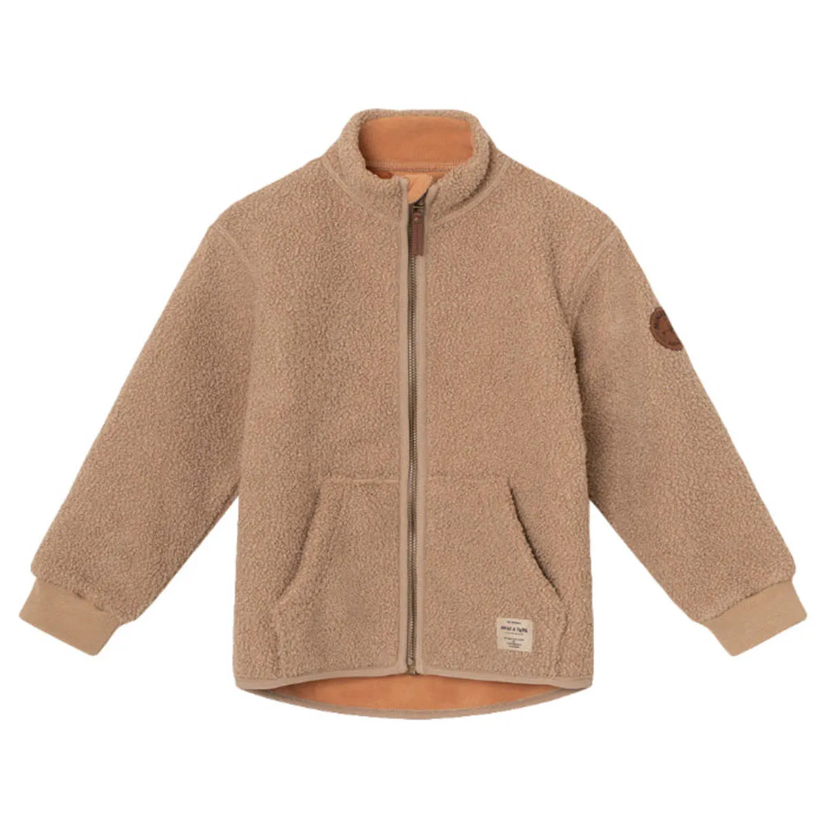 Kids Mini A Ture Child Saleh Teddyfleece Jacket - Savannah Tan