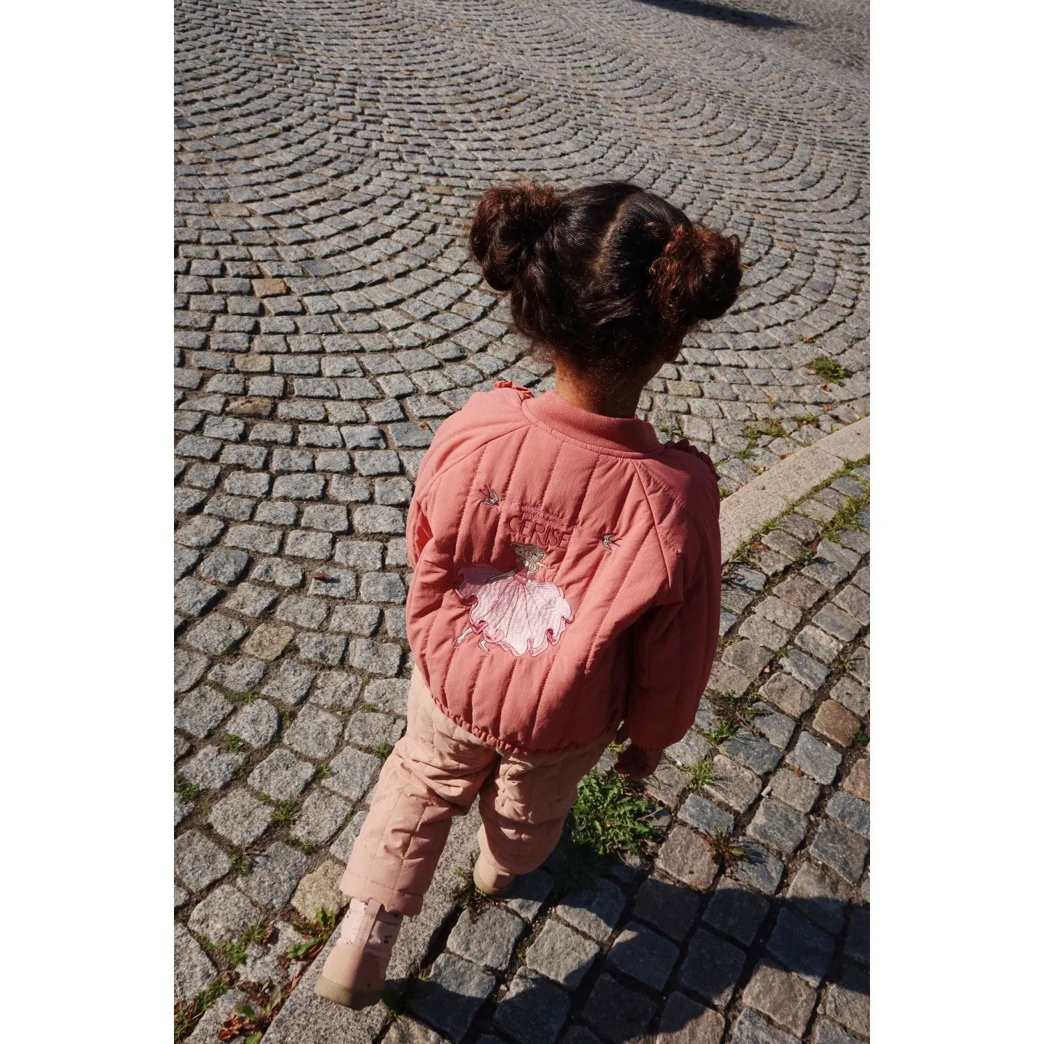Konges Sljd Canyon Rose Juno Frill Bomber Jacket