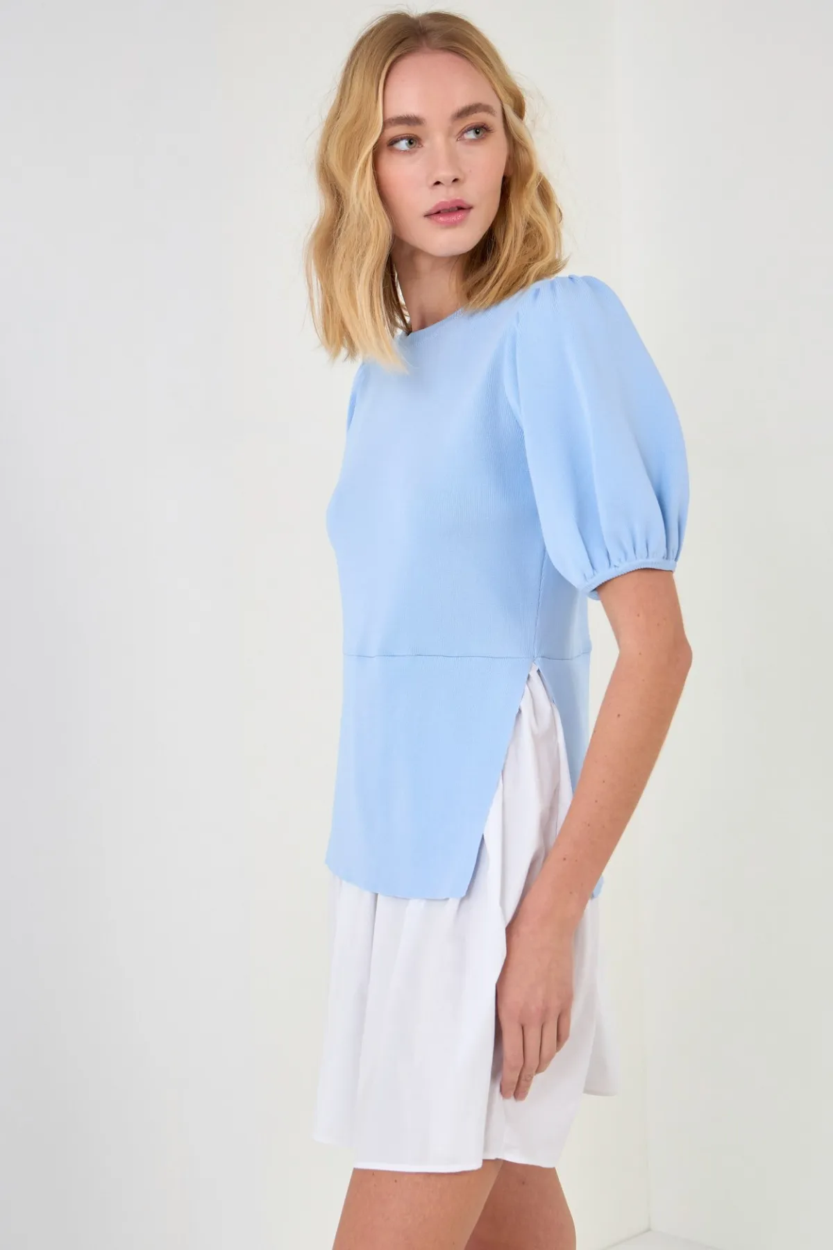 FINAL SALE Life's A Frill Knit Top by Amuse Society