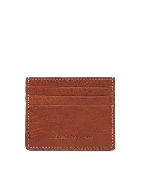 Leather Card Holder in Copper