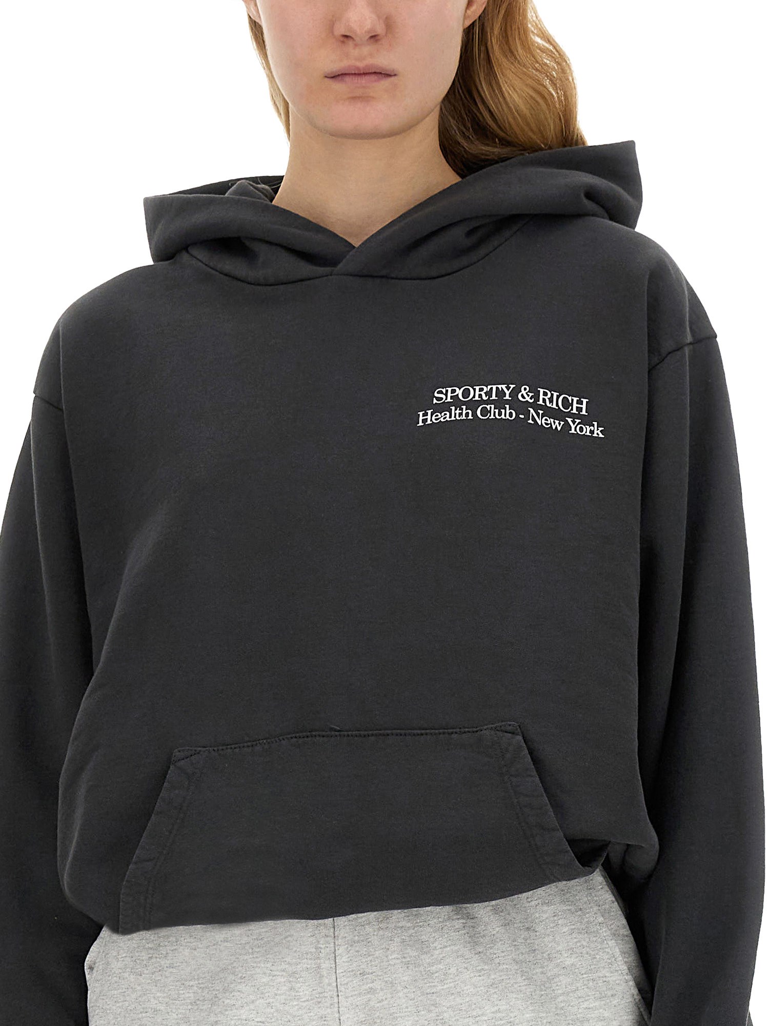 Sporty Rich Logo Sweatshirt