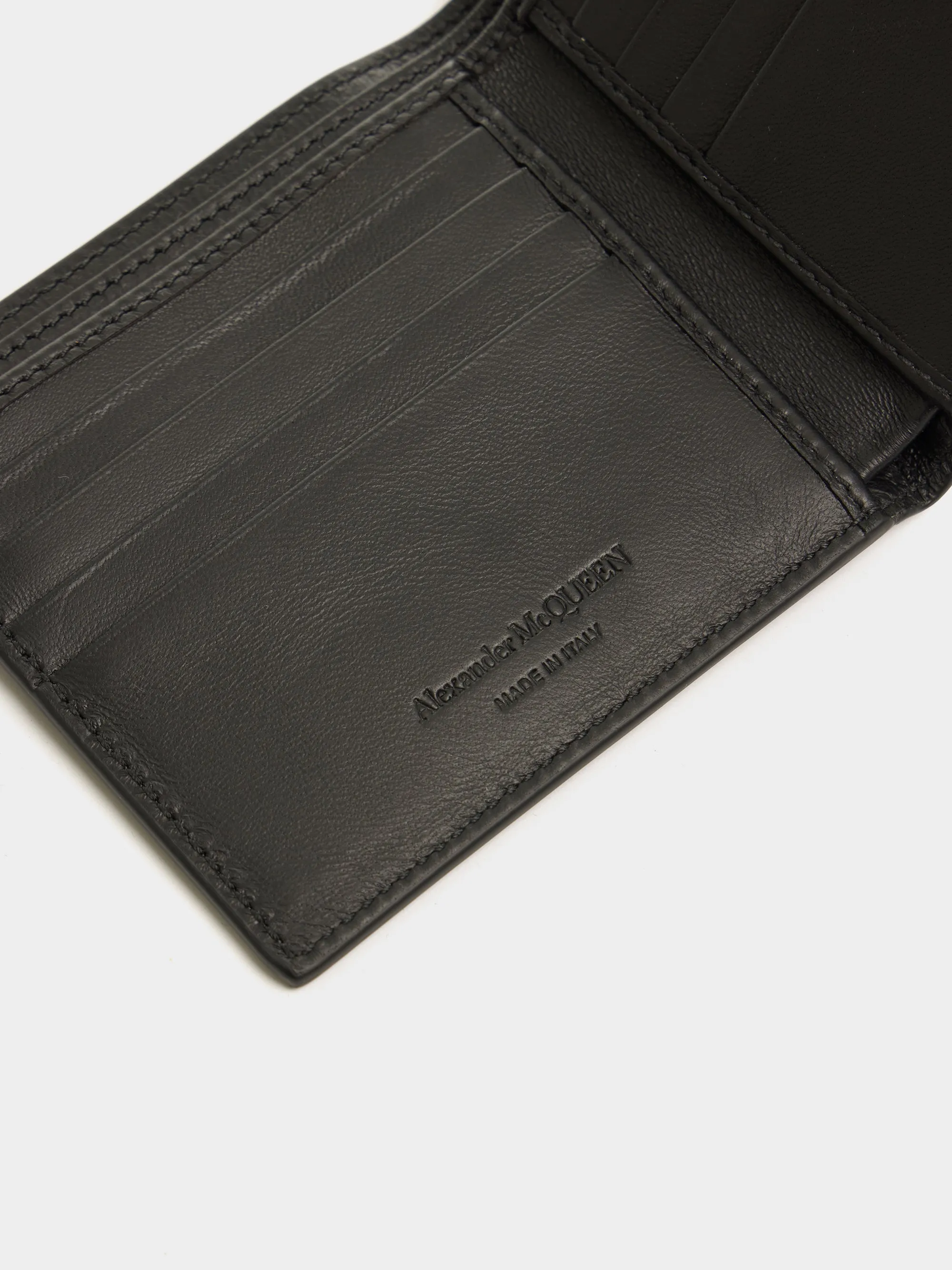 Soft Mutton Billfold 8CC Wallet, Black