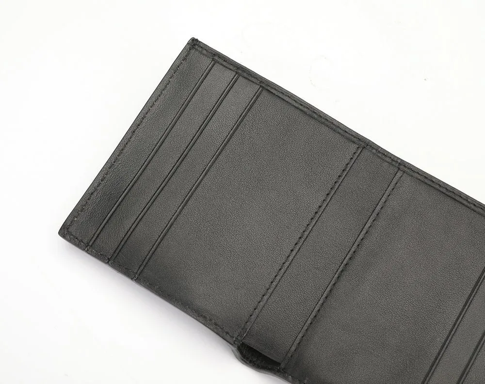 Luxury Genuine Leather Business Short Wallet