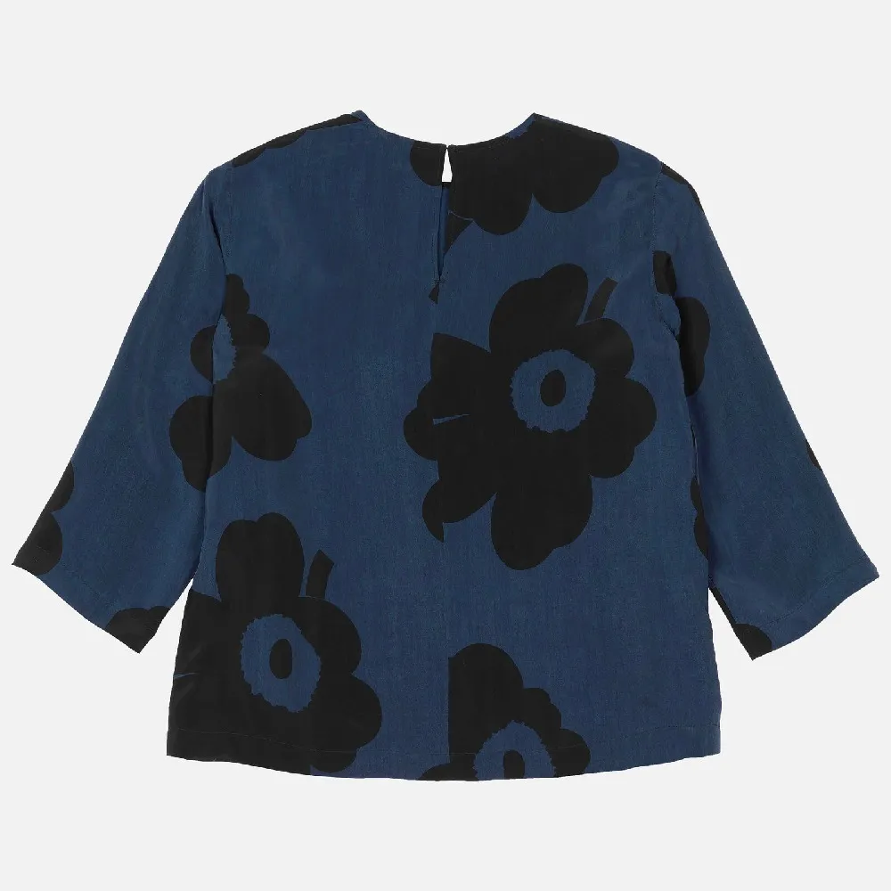 Flower Patterns Cropped Casual Office Style by marimekko