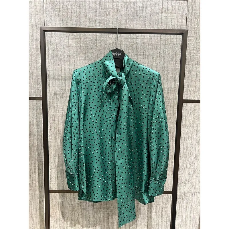 Elegant Silk Shirts & Blouses with Dots by Max Mara Studio