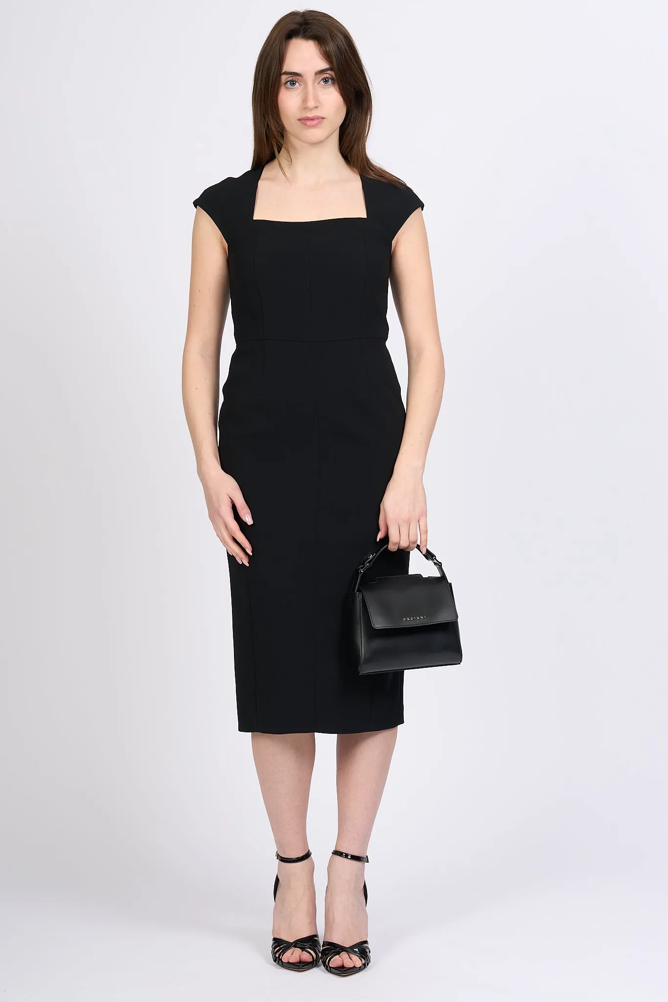 Max Mara Black Tubino Umbro Dress for Women