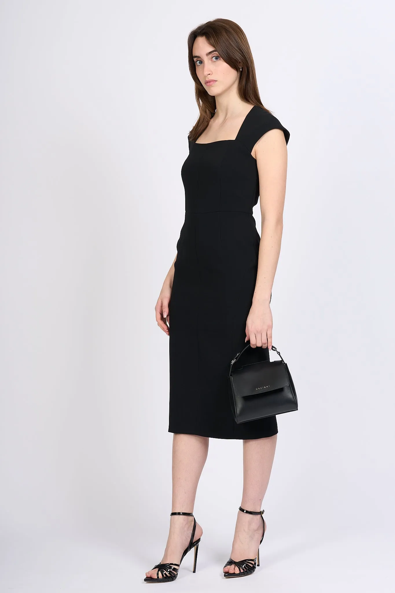 Max Mara Black Tubino Umbro Dress for Women