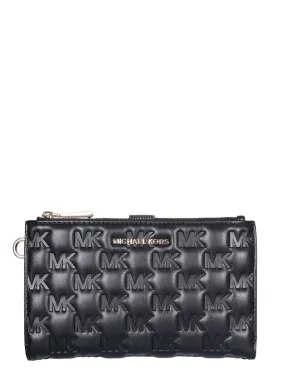 Michael Michael Kors Logo Embossed Zipped Wallet