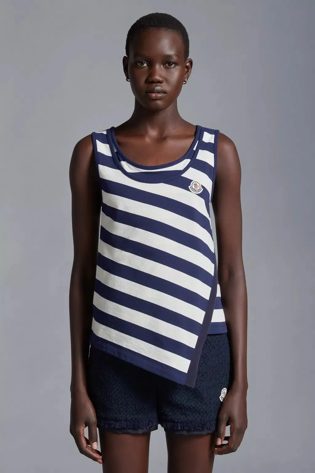 MONCLER Striped Tank Top