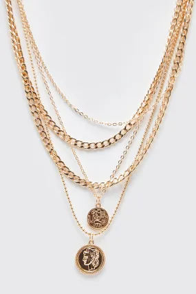 Multi Layer Pendant Necklace