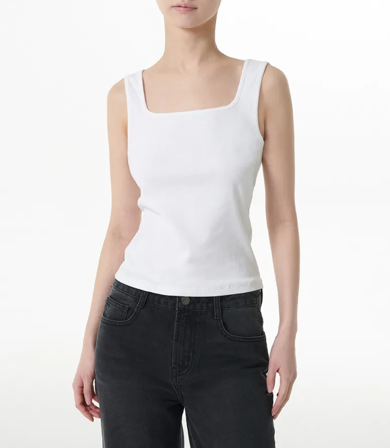 Plain Cotton Tank Tops & Sleeveless Shirts