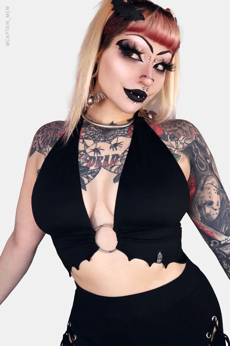 Dracula's Daughter O-Ring Halter Top