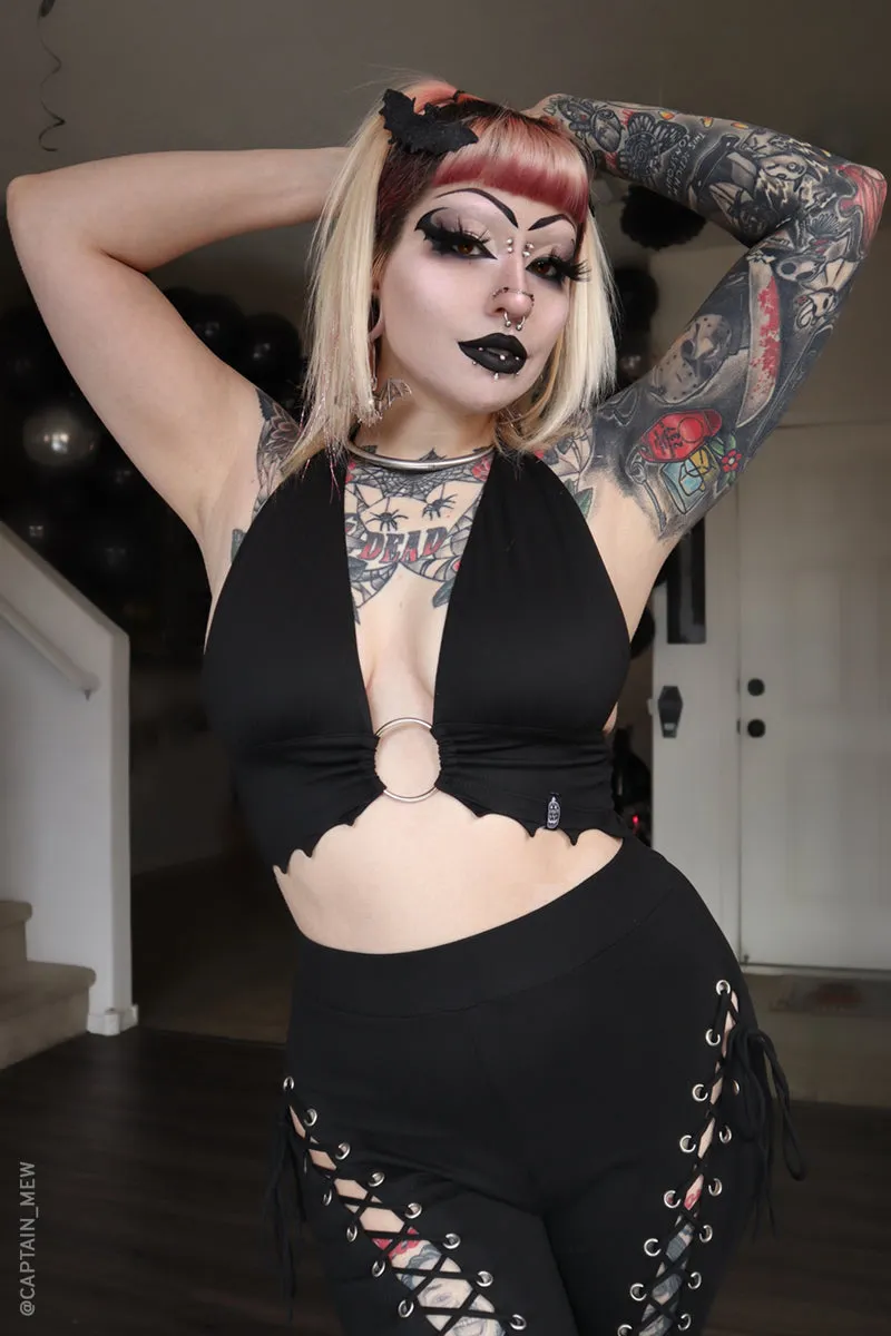 Dracula's Daughter O-Ring Halter Top