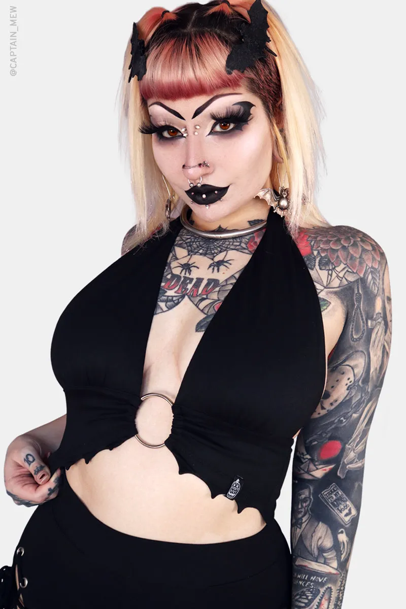 Dracula's Daughter O-Ring Halter Top