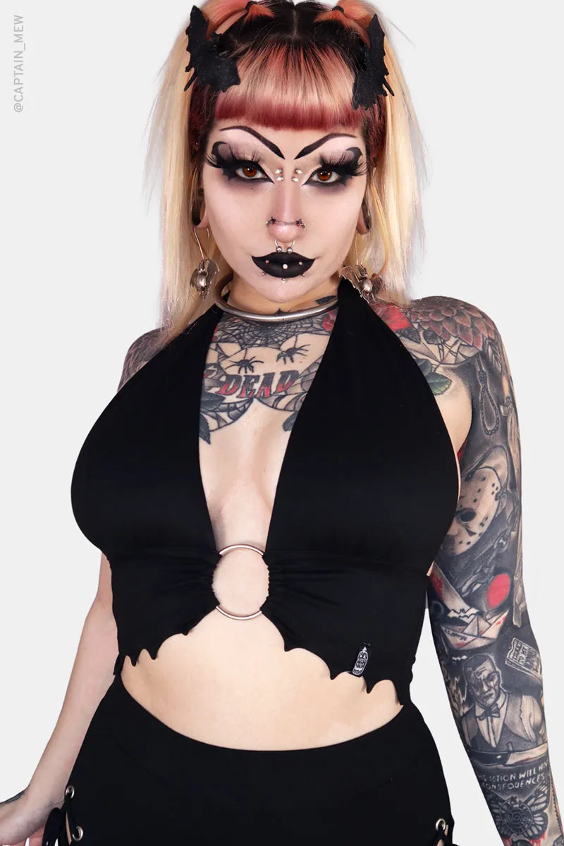 Dracula's Daughter O-Ring Halter Top