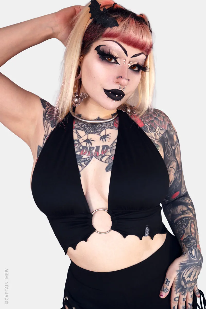 Dracula's Daughter O-Ring Halter Top