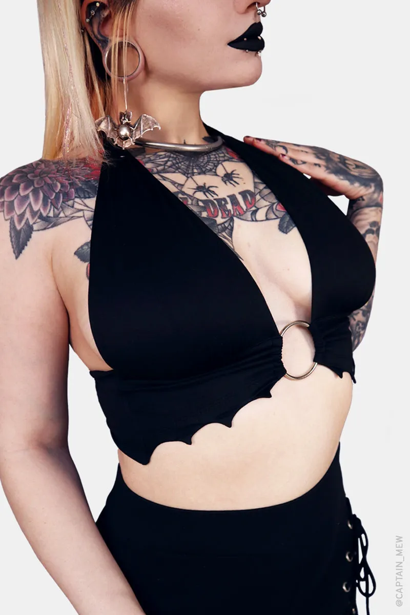 Dracula's Daughter O-Ring Halter Top