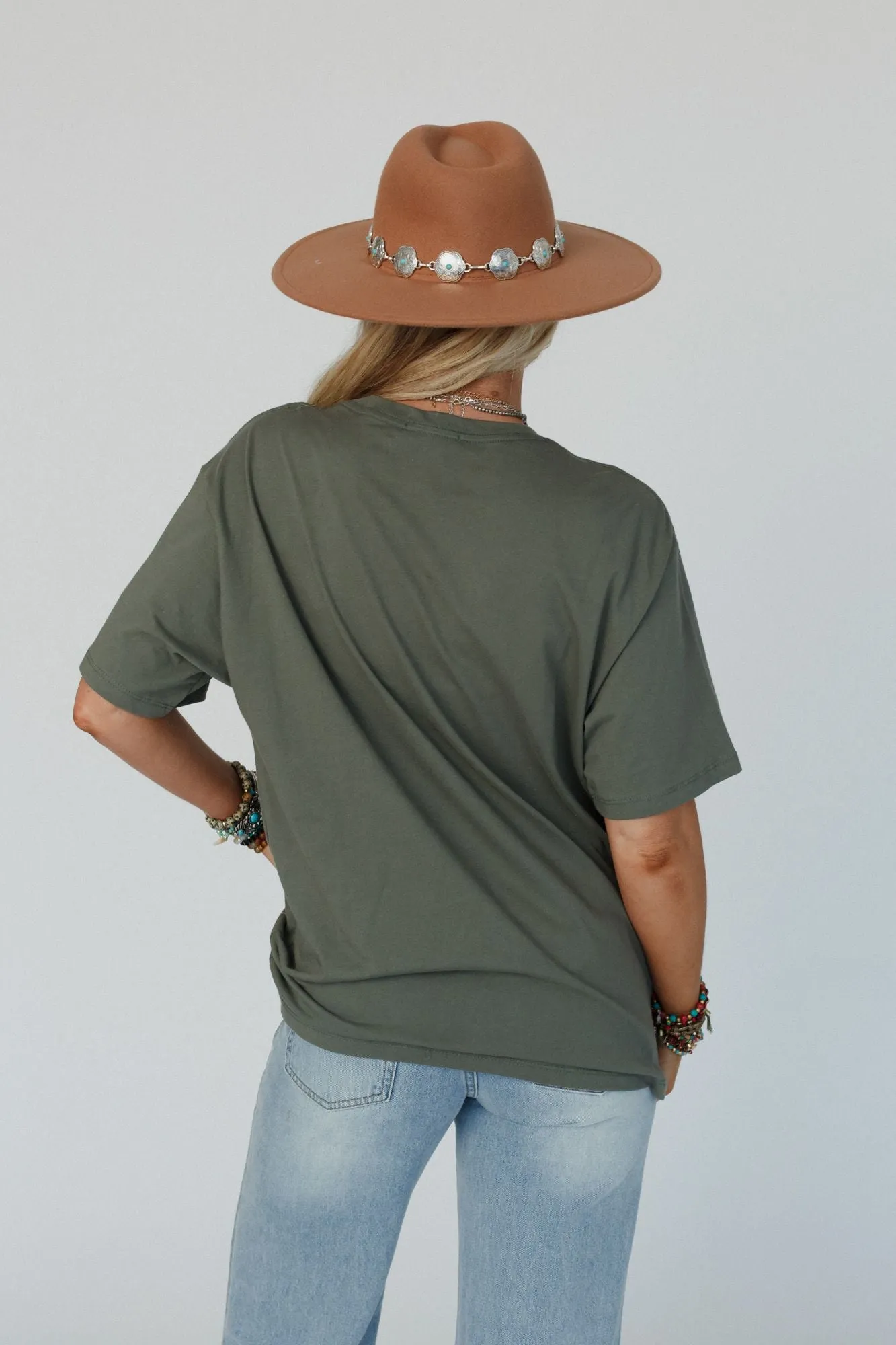 Olive Roam Free Tee