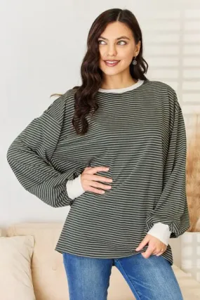 Kennedy Oversized Striped Top